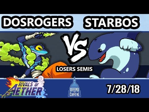 DTC 2 RoA - DosRogers (Ranno) Vs. Atlas | starbos (Orcane) - Rivals of Aether Losers Semis