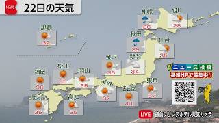 7月22日の天気