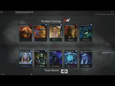 Highlights Team Secret vs Prodota Gaming game 1-2 DreamLeague S7 EU Division