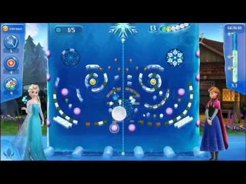 Frozen Free Fall: Icy Shot Level 243 - NO BOOSTERS ☃☃☃