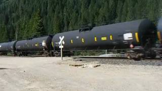 preview picture of video 'BNSF Manifest at Virgilia, California'