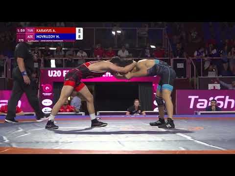 Qual. FS - 57 kg: A. KARAVUS (TUR) v. N. NOVRUZOV (AZE)