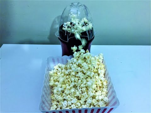 Popcorn Making Machine Oil Free uses Hot Air Review #popcorn #unboxing #machine