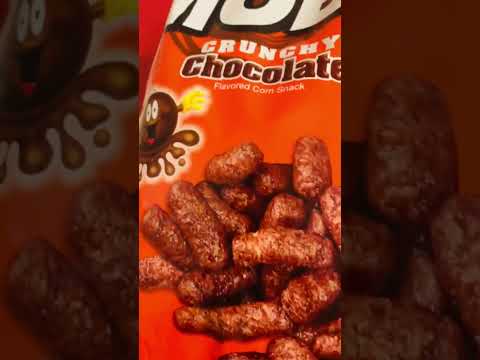 Moby Crunchy Chocolate Corn Snack #asmrsound #shorts