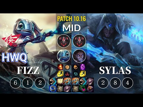 RWS HwQ Fizz vs Sylas Mid - KR Patch 10.16