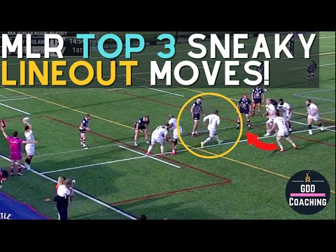 MLR Top 3 Sneaky Lineout Moves! | Rugby Analysis | Major League Rugby 2021