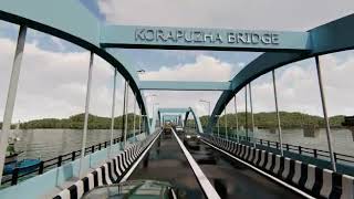 preview picture of video 'Korappuzha bridge in Kozhikode, Kerala, India.'