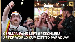 German Fans Left Speechless After World Cup Exit to Paraguay | AD1S