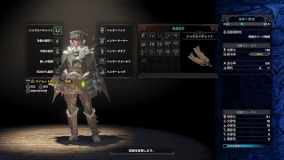 女子キャラ 防具 武器 MHWβ版