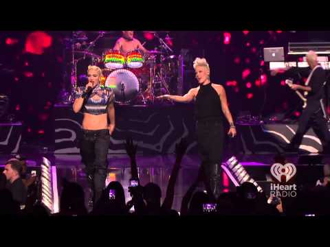No Doubt ,HD,Just a Girl with PInk , live,iHeartRadio Music Festival   2012, HD 1080p