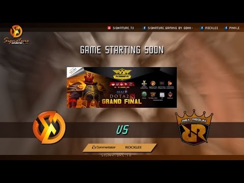Signature.Trust Vs Rex Regum - South East Asia Dota2 Championship 2015 - Caster RockLEE