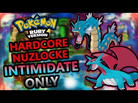 Pokemon Ruby Hardcore Nuzlocke - INTIMIDATE Ability Only! (No Items, No Overleveling)