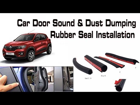 How to install d type rubber seal