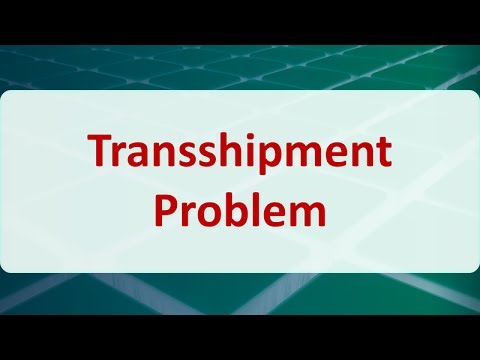 Part of a video titled Operations Research 07C: Transshipment Problem - YouTube