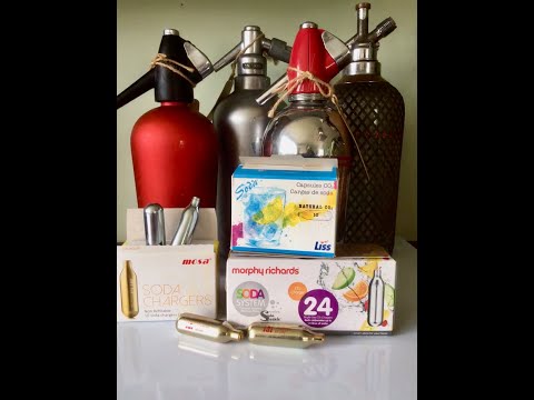 Recommendations when choosing Soda Chargers capsules canisters for vintage antique Sparklets syphons