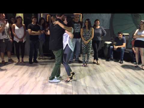 Adi Vaknin & Liza Yelyaive Kizomba class demo at havana music club Israel (Landrick - Fila da goda)