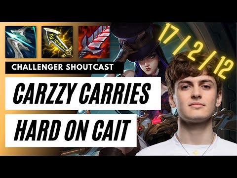 Carzzy's Caitlyn ANNIHILATES Everyone While Preparing for MSI - LoL Challenger Shoutcast