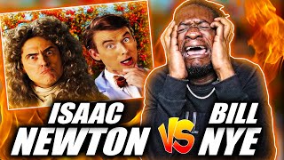 A WILD WEIRD AL APPEARS! | Sir Isaac Newton vs Bill Nye. Epic Rap Battles of History (REACTION)