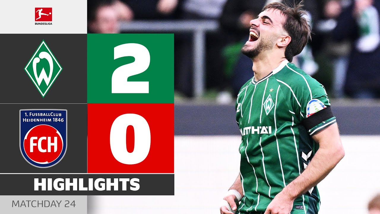 SV Werder Bremen vs 1.  Heidenheim Highlights