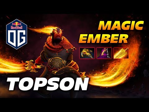 Topson Magic Ember Spirit - Dota 2 Pro Gameplay