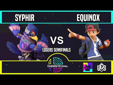 Kaboomvitational  -  Losers Semifinals  -  Syphir(Falco) Vs. Equin0x(Pokemon Trainer)