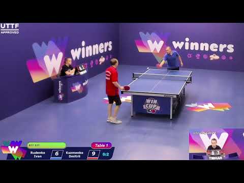 WINners CUP table 1  29.11 Rudenko Ivan - Kuzmenko Dmitrii 18:00