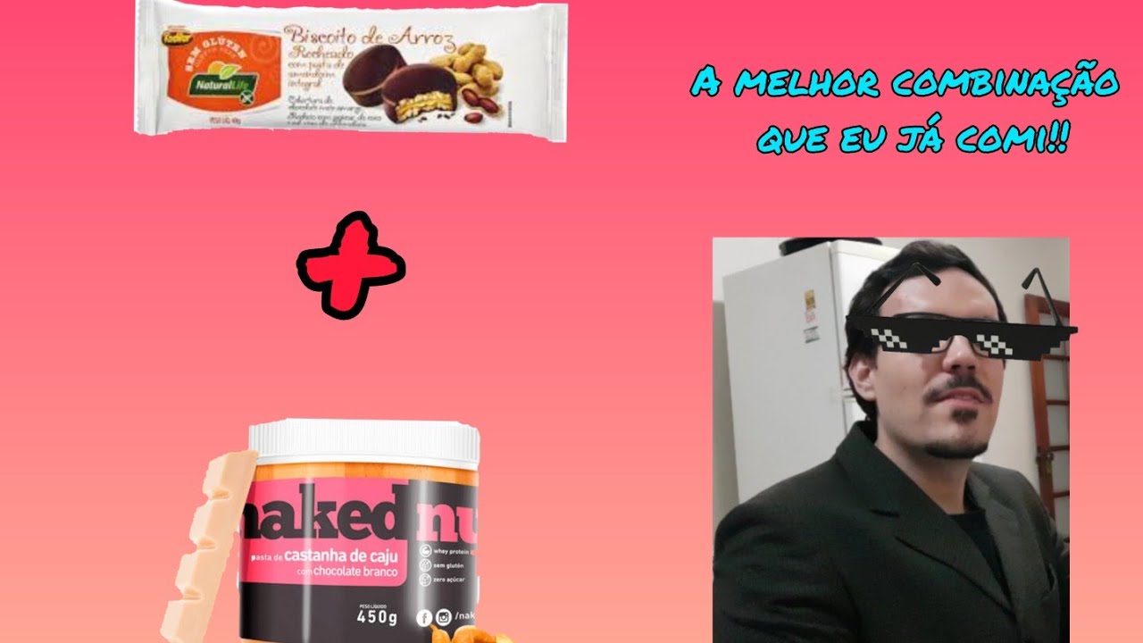 Review do Biscoito de Arroz Natural Life recheado com pasta de amendoim.