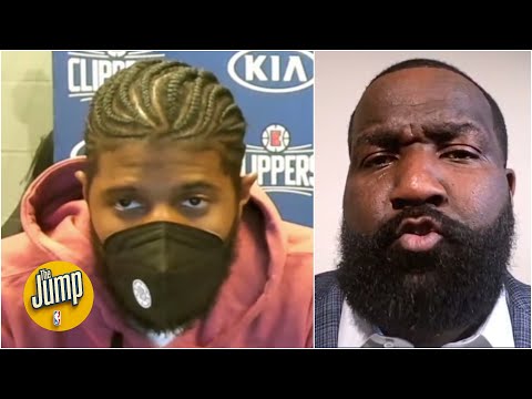 在被問及網隊的比賽結束時，保羅-喬治說："我想你知道答案"--《跳躍》。 (Paul George said 'I think you know the answer to that' when asked about end of Nets game | The Jump)