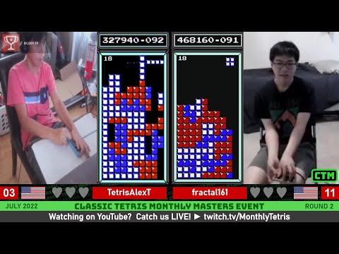 BEST DIG EVER?! Alex T, Fractal | Rd 2 | Classic Tetris Monthly Masters