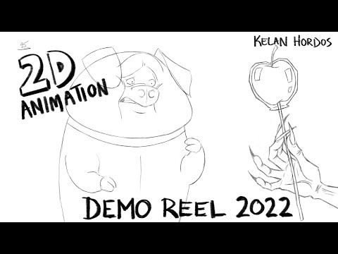 Hand Drawn 2D Animation Demo Reel | Kelan Hordos 2022
