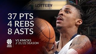 [高光] Ja Morant 37 pts 4 rebs 8 asts