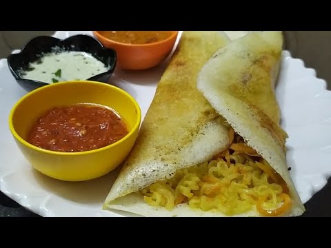Noodles butter masala dosa recipe|how to make noodles dosa|dosa recipes|cooking recipes
