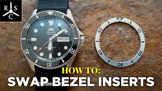 HOW TO: Changing Out Rotating Dive Bezel Insert, but BE CAREFUL!!!