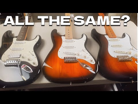 Squier Stratocaster Comparison! - Bullet VS Affinity VS Classic Vibe 50s
