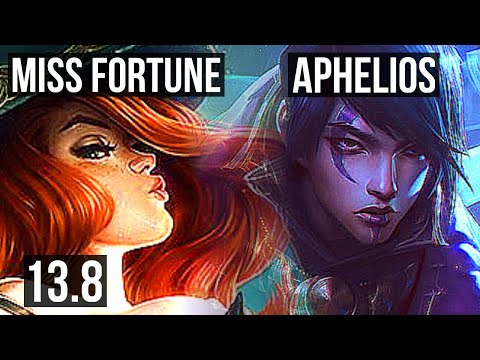 MF & Anivia vs APHELIOS & Seraphine (ADC) | 3/1/8, 600+ games, 1.1M mastery | KR Master | 13.8