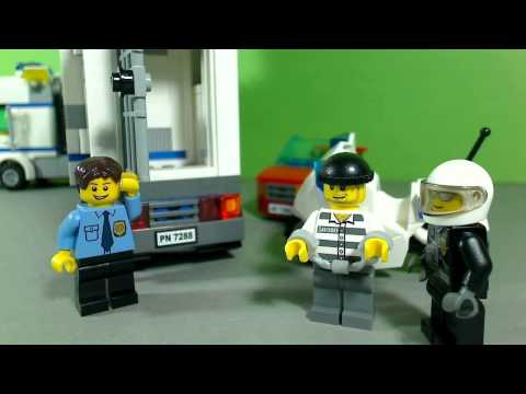 Vidéo LEGO City 7288 : L’unité de police mobile