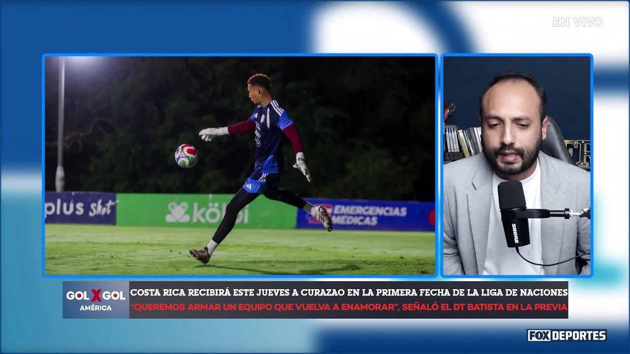 COSTA RICA VS CURAZAO | La Selección Costarricense ante un mundialista en Nations League | GolXGol