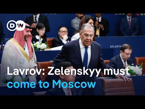 Lavrov sets conditions for talks with Zelenskyy at G20 meeting | DW News
