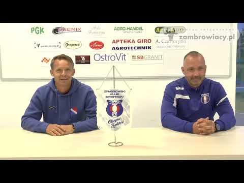 Konferencja prasowa Olimpia Zambrów - Warmia Grajewo