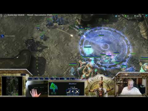 MCanning vs IIIIIIIII PvT KR GM, defending heavy cyclone opener with a single warp prism!