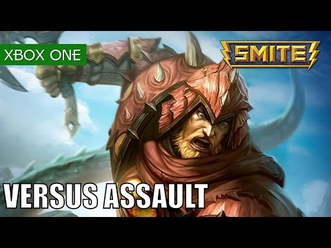 SMITE Gameplay Xbox One Assault Versus as Ullr - Finally getting the hang of hitting my axes