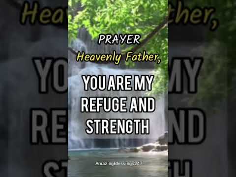 1 Minute Prayer"Safe in His Arms: The Comfort of God's Refuge and Power"  || AmazingBlessings247