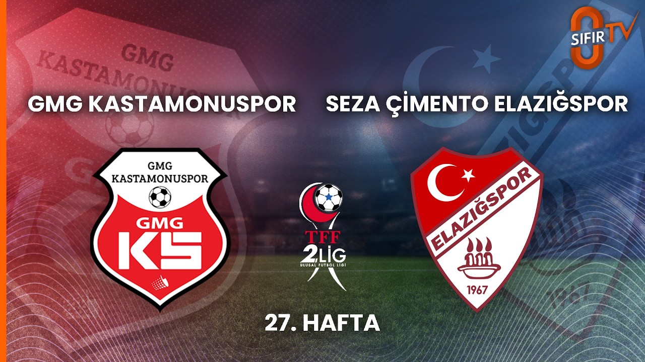 GMG Kastamonuspor – Elazığspor CANLI İZLE
