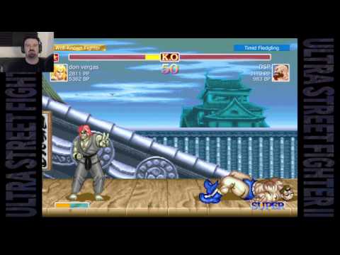 Ultra Street Fighter 2 1st Online MP pt58 - How To Prove You Suck At Street Fighter