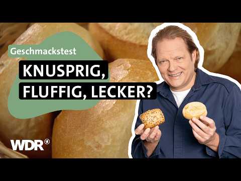Aufbackbrötchen vs. Bäckereihandwerk: Diese Brötchen schmecken am besten | Der Vorkoster | WDR