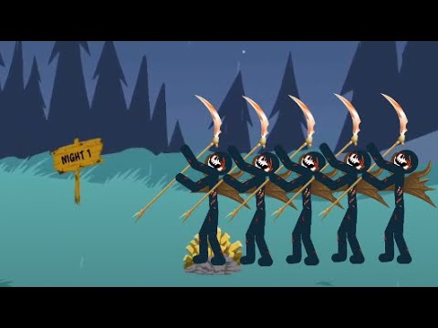 Night 1 Survivors but Vs 99 KAI. Stick War Legacy.