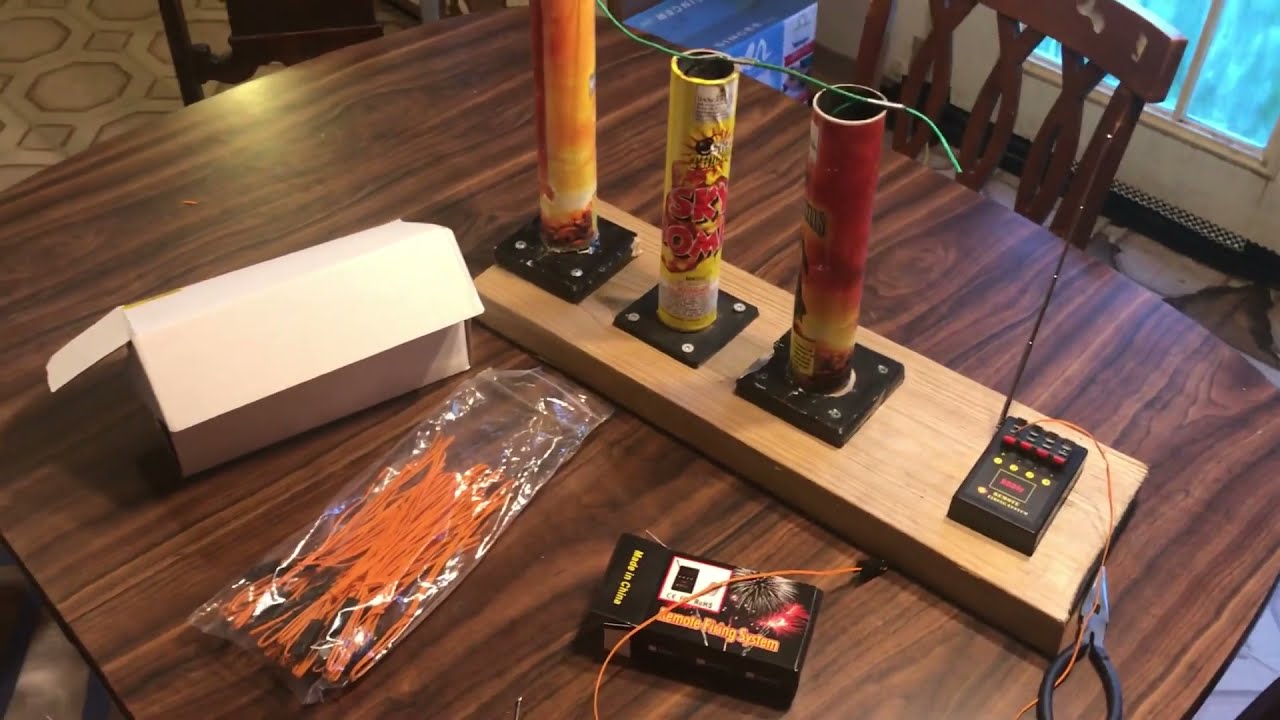 Testing DB04r Remote Firing System  Fireworks