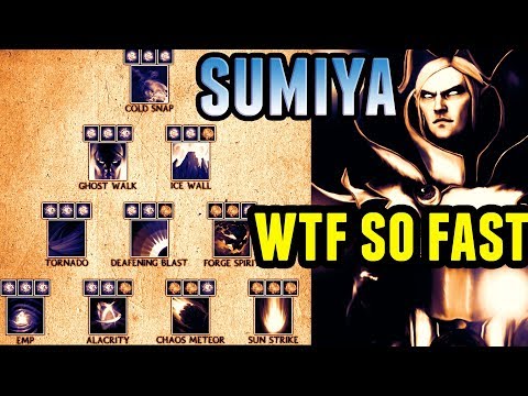 Sumiya Invoker Pro Combo Skill (2017) Fatest Invoker Player in dota 2 7.07c