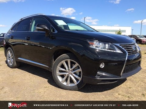 New Black 2015 Lexus RX 350 AWD Sportdesign Technology Package Review Southwest Edmonton