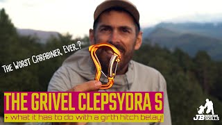Grivel Clepsydra S. Mini review and why it's like the girth hitch master point belay! #climbing